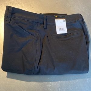 Lee Slacks black Twill 16 long